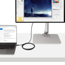StarTech.com A40G2MB-TB4-CABLE Câble Thunderbolt 2 m 40 Gbit/s Noir