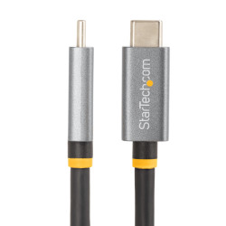 StarTech.com Câble USB4 de 1m 40Gbps, 240W (5A) Power Delivery, 8K 120Hz/4K 240Hz DP Alt Mode, Câble USB-C Certifié USB-IF -