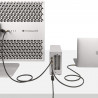 StarTech.com Câble USB4 de 1m 40Gbps, 240W (5A) Power Delivery, 8K 120Hz/4K 240Hz DP Alt Mode, Câble USB-C Certifié USB-IF -