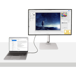 StarTech.com Câble USB4 de 1m 40Gbps, 240W (5A) Power Delivery, 8K 120Hz/4K 240Hz DP Alt Mode, Câble USB-C Certifié USB-IF -