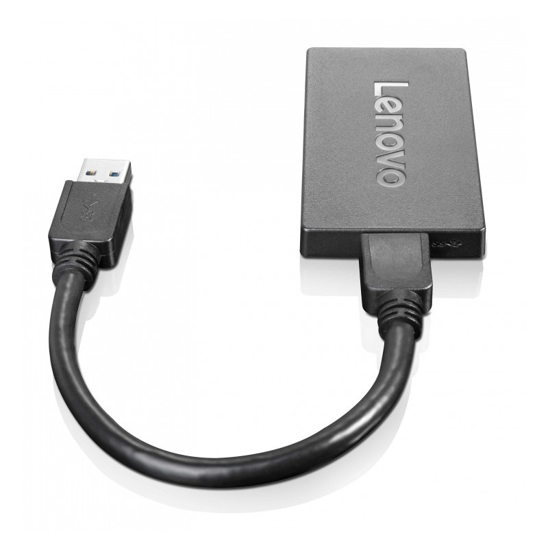 Lenovo 4X90J31021 adaptateur graphique USB 3840 x 2160 pixels Noir