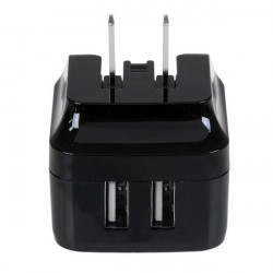 StarTech.com Chargeur mural USB à 2 ports - Haute puissance (17 W / 3,4 A) - Chargeur de voyage international
