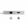 StarTech.com Adaptateur multiport USB-C avec lecteur de carte SD (UHS-II), Power Delivery 100 W et ports HDMI 4K, GbE et USB 3.