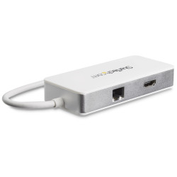 StarTech.com Adaptateur multiport USB-C avec lecteur de carte SD (UHS-II), Power Delivery 100 W et ports HDMI 4K, GbE et USB 3.