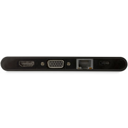 StarTech.com Adaptateur Multiport USB-C - Mini Dock USB Type C avec 4k HDMI ou 1080p VGA - 100W Power Delivery Passthrough, Hub