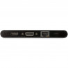 StarTech.com Adaptateur Multiport USB-C - Mini Dock USB Type C avec 4k HDMI ou 1080p VGA - 100W Power Delivery Passthrough, Hub