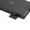 StarTech.com Adaptateur Multiport USB-C - Mini Dock USB Type C avec 4k HDMI ou 1080p VGA - 100W Power Delivery Passthrough, Hub