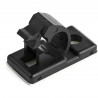 StarTech.com 100 Pinces Attache Câbles Adhésives Noir, Organiseur Câbles Réseau/Ethernet/Bureau/Ordinateur, Range Câbles B
