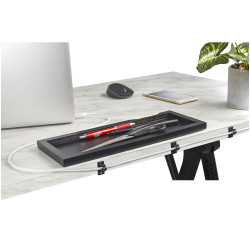 StarTech.com 100 Pinces Attache Câbles Adhésives Noir, Organiseur Câbles Réseau/Ethernet/Bureau/Ordinateur, Range Câbles B