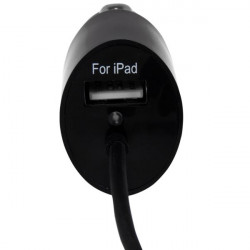 StarTech.com Chargeur pour voiture double avec câble Micro USB et port USB 2.0 - Haute puissance 21W / 4,2A - Noir