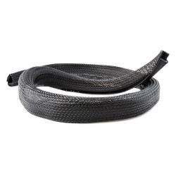 StarTech.com Gaine de Câble Tressée de 3m - Organisateur de Câble Gros Calibre, 3cm de Diamètre - Protège Câble Électriq