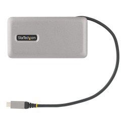 StarTech.com Adaptateur Multiport USB-C - 4K60Hz HDMI/VGA - Hub USB 3 Ports - 100W Power Delivery Pass-Through, GbE, Mini Stati