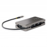 StarTech.com Adaptateur Multiport USB-C - 4K60Hz HDMI/VGA - Hub USB 3 Ports - 100W Power Delivery Pass-Through, GbE, Mini Stati