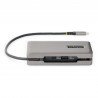 StarTech.com Adaptateur Multiport USB-C - 4K60Hz HDMI/VGA - Hub USB 3 Ports - 100W Power Delivery Pass-Through, GbE, Mini Stati