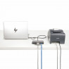 StarTech.com Hub USB-C à 2 Ports USB-A avec Ethernet et RS-232, Dongle USB-C vers USB-A, 100W PD Pass-Through, 2x USB-A 5Gbps,