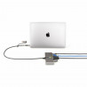 StarTech.com Hub USB-C à 2 Ports USB-A avec Ethernet et RS-232, Dongle USB-C vers USB-A, 100W PD Pass-Through, 2x USB-A 5Gbps,