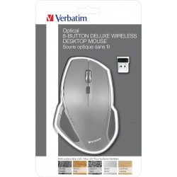 Verbatim Souris sans fil à 8 boutons et à LED bleue