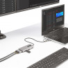 StarTech.com Adaptateur Multiport USB-C avec Dongle USB-C vers USB-A, Double HDMI (4K30Hz/1080p60Hz), 3x USB-A 5Gbps, Mini Stat