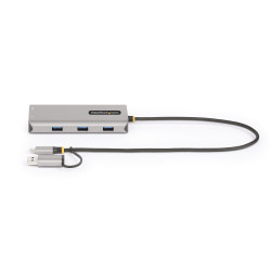 StarTech.com Adaptateur Multiport USB-C avec Dongle USB-C vers USB-A, Double HDMI (4K30Hz/1080p60Hz), 3x USB-A 5Gbps, Mini Stat