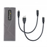 StarTech.com Boîtier Externe SSD M.2 NVMe/SATA - Boîtier Disque Dur SSD M.2 PCIe/SATA - Boîtier SSD M.2 - Boîtier pour SSD 