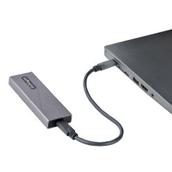 StarTech.com Boîtier Externe SSD M.2 NVMe/SATA - Boîtier Disque Dur SSD M.2 PCIe/SATA - Boîtier SSD M.2 - Boîtier pour SSD 