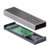 StarTech.com Boîtier Externe SSD M.2 NVMe/SATA - Boîtier Disque Dur SSD M.2 PCIe/SATA - Boîtier SSD M.2 - Boîtier pour SSD 
