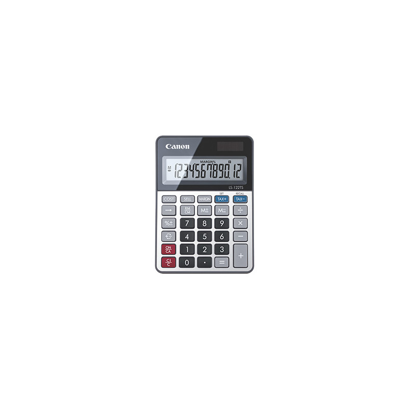 Canon LS-122TS calculatrice Bureau Calculatrice à écran Gris