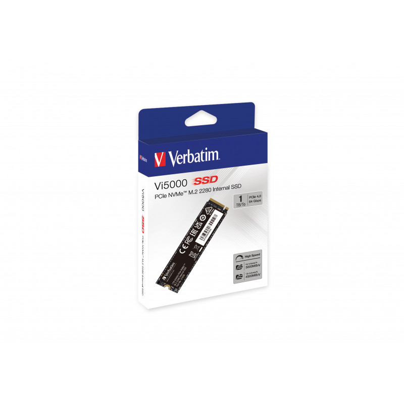 Verbatim Vi5000 1 To M.2 PCI Express 4.0 NVMe 3D NAND