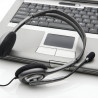 Logitech 981-000593 écouteur/casque Avec fil Arceau Bureau/Centre d'appels Noir