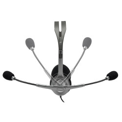 Logitech 981-000593 écouteur/casque Avec fil Arceau Bureau/Centre d'appels Noir