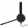 Jabra Evolve 20 Casque Avec fil Arceau Bureau/Centre d'appels USB Type-A Noir