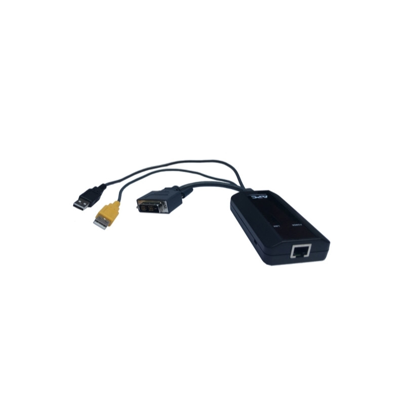 APC KVM-DVIVMCAC commutateur écran, clavier et souris Noir