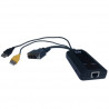 APC KVM-DVIVMCAC commutateur écran, clavier et souris Noir