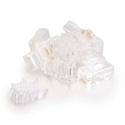 C2G 88125 connecteur de fils RJ-45 Blanc