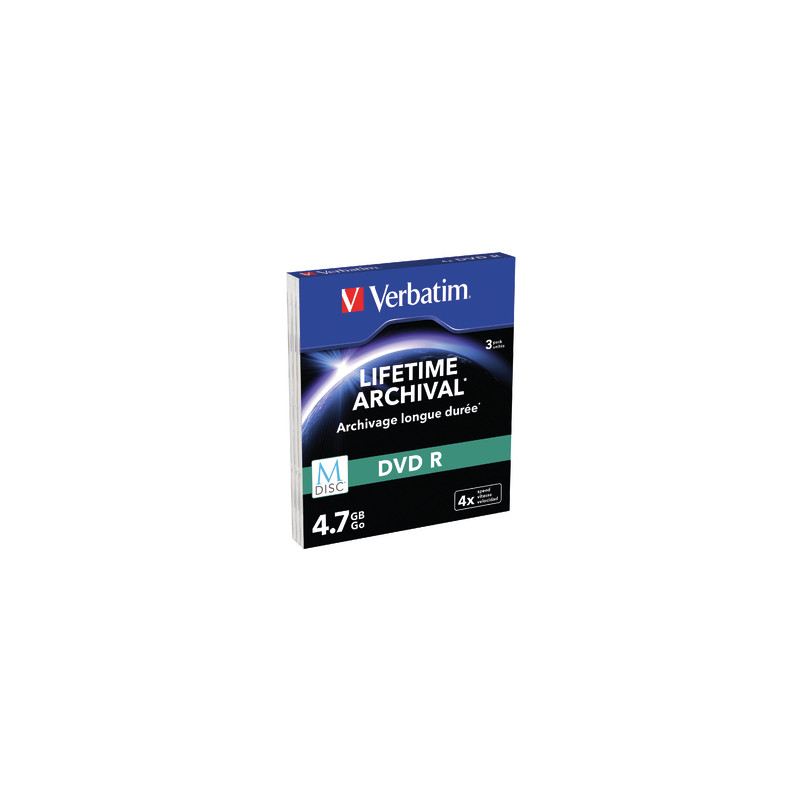 Verbatim 4.7GB DVD-R 4,7 Go 3 pièce(s)