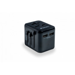 Verbatim 49543 adaptateur prise d'alimentation Universel Noir