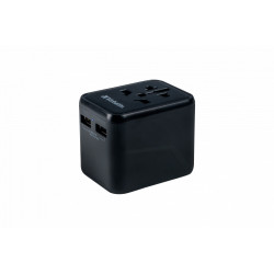 Verbatim 49543 adaptateur prise d'alimentation Universel Noir
