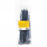 StarTech.com Colliers de Serrage 25 cm Noirs - Largeur 4 mm - Diam. faisceau 68 mm - Résistance traction 22 kg - Fermeture gli