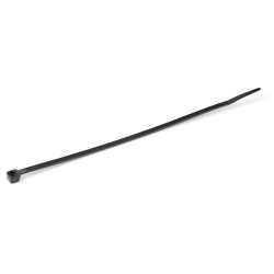 StarTech.com Colliers de Serrage 25 cm Noirs - Largeur 4 mm - Diam. faisceau 68 mm - Résistance traction 22 kg - Fermeture gli
