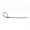 StarTech.com Colliers de Serrage 25 cm Noirs - Largeur 4 mm - Diam. faisceau 68 mm - Résistance traction 22 kg - Fermeture gli