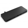 Lenovo 4X11N40212 station d'accueil Avec fil USB 3.2 Gen 1 (3.1 Gen 1) Type-C Noir