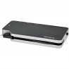 StarTech.com Adaptateur Multiport USB C - USB-C vers 4K HDMI ou VGA avec 100W Power Delivery Pass-through, 2-Port 10Gbps USB Hu