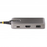 StarTech.com Adaptateur USB-C Multiport, HDMI 4K 60Hz avec/HDR, Hub USB 3 ports, 100W Power Delivery Pass-Through, Mini Station