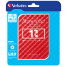 Verbatim Disque dur portable USB Store 'n' Go 3.0, 1 To - Rouge