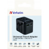 Verbatim 49544 adaptateur prise d'alimentation Universel Noir