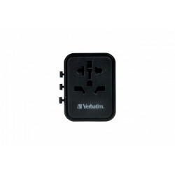 Verbatim 49544 adaptateur prise d'alimentation Universel Noir