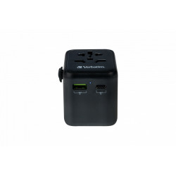 Verbatim 49544 adaptateur prise d'alimentation Universel Noir