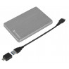 Verbatim Disque dur portable mince Store n Go ALU 1 To gris