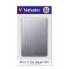 Verbatim Disque dur portable mince Store n Go ALU 1 To gris