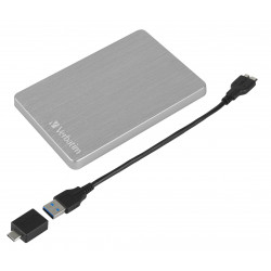 Verbatim Disque dur portable mince Store n Go ALU 1 To argenté